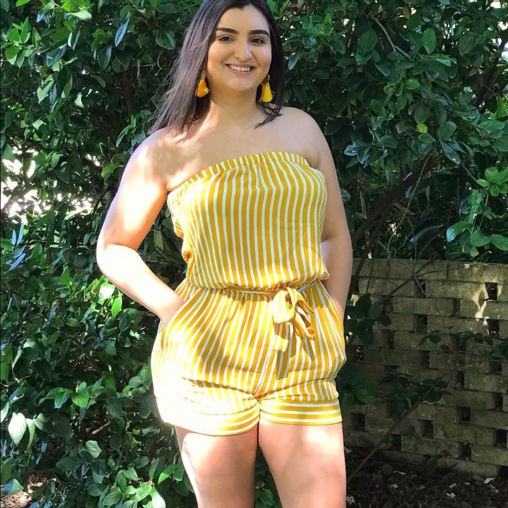 Yellow romper